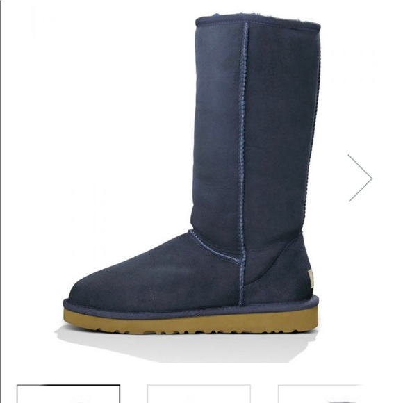 tall navy uggs